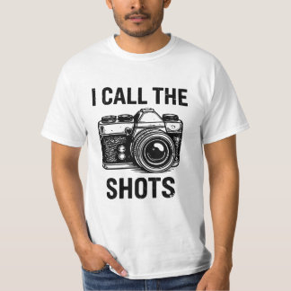 Camiseta Câmera Antiga Eu Dou as Cartas Fotógrafo Divertido