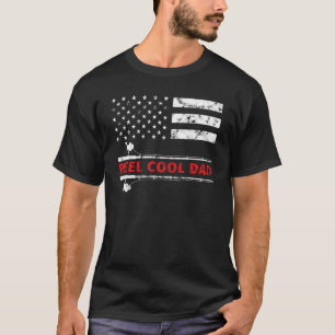 Camiseta Câmera Cara Legal Pai Vara de Pescar Peixe Pescado