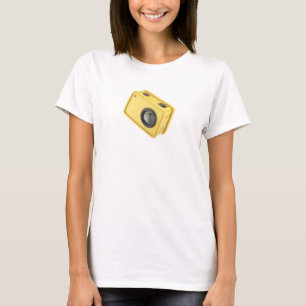 Camiseta Câmera de ação amarela