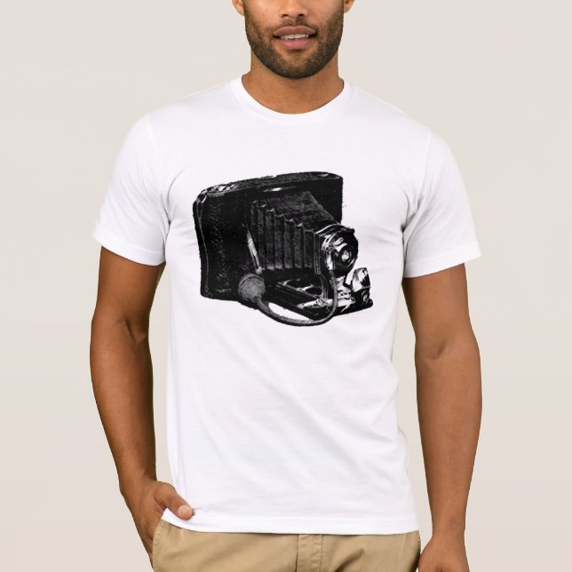 Camiseta câmera de bolso de dobramento (Frente)