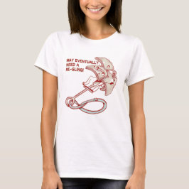 Camiseta Câmera de escalada de Rock Antigo engraçada