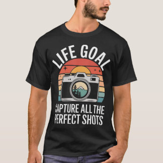 Camiseta Câmera de Fotógrafo Retro Humor de Fotografia Engr