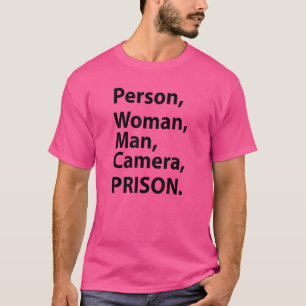 Camiseta Câmera de Homem de Mulher Pessoa Engraçado 1