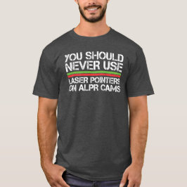 Camiseta Câmera de Vigilância com Aviso Sarcástico
