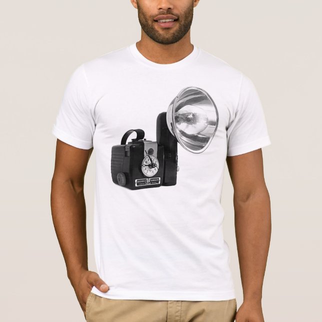 Camiseta Câmera do vintage - dispare n! (Frente)