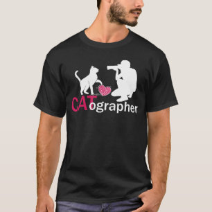 Camiseta Câmera Fotográfica Cat