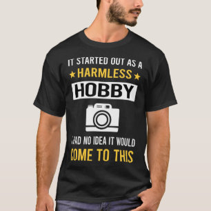 Camiseta Câmera fotográfica de hobby sem calor