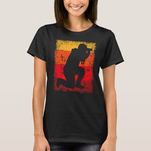 Camiseta Câmera Fotográfica Vintage (Frente)