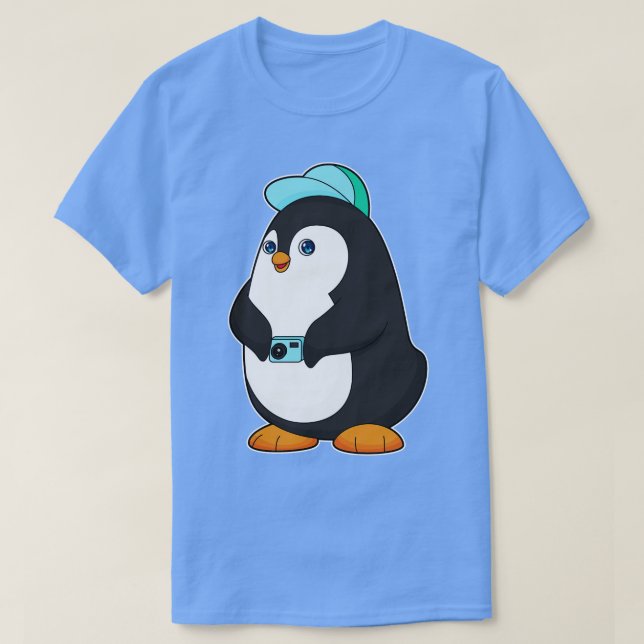 Camiseta Câmera Penguin (Frente do Design)