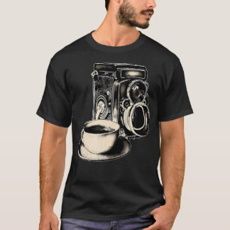 Camiseta Camera Photography Coffee Lover Photographer Video