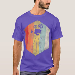 Camiseta Camera Retro Vintage T Shirt - Cameraman Gift