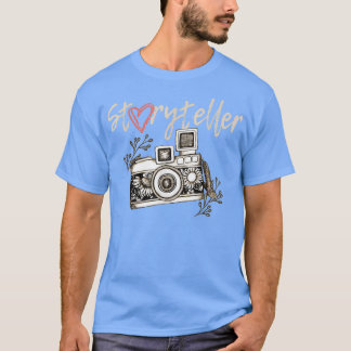 Camiseta Câmera Storyteller Fotografia Fotógrafo Legal A