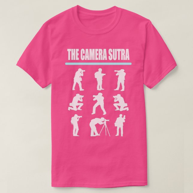Camiseta Câmera Sutra Funny (Frente do Design)