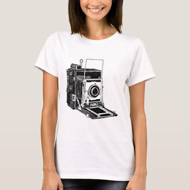 Camiseta Câmera Vintage (Frente)