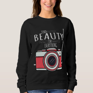 Camiseta Câmera Vintage Encontra Beleza Em Tudo
