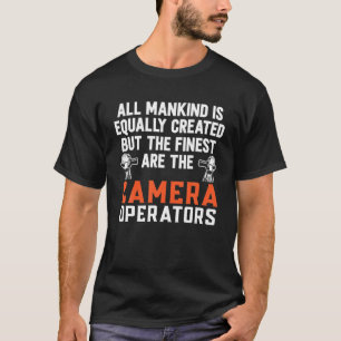 Camiseta Cameraman dizendo fotógrafo de câmera