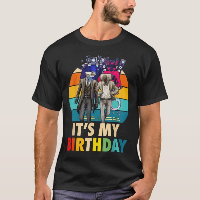 Camiseta Cameraman É Meu Aniversário  (Frente)