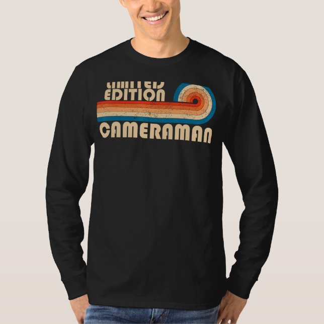 Camiseta CÂMERAMAN Funny Job Profissão de Título Profission (Frente)