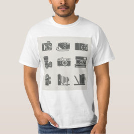 Camiseta Câmeras Vintage Fotografia