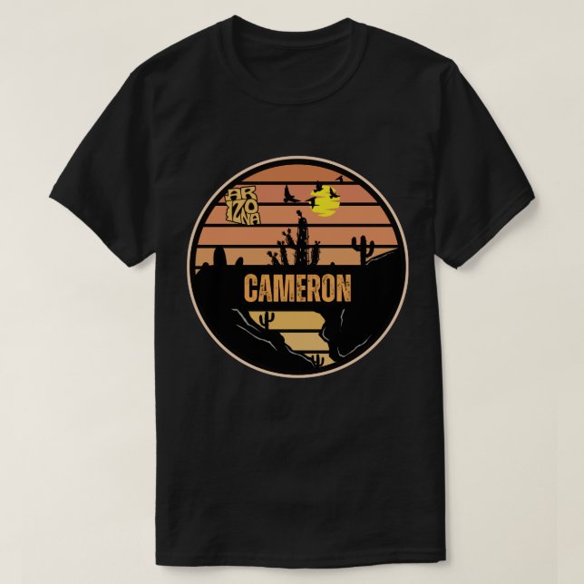 Camiseta Cameron, Arizona (Frente do Design)