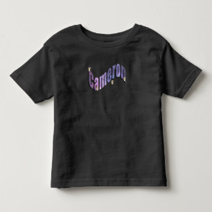 Camiseta Cameron, Nome do Menino, Logotipo