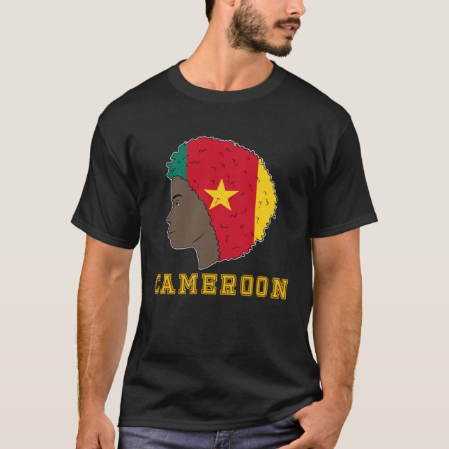 Camiseta Cameroon Cameroonian Africa Proud Princess Queen M (Frente)