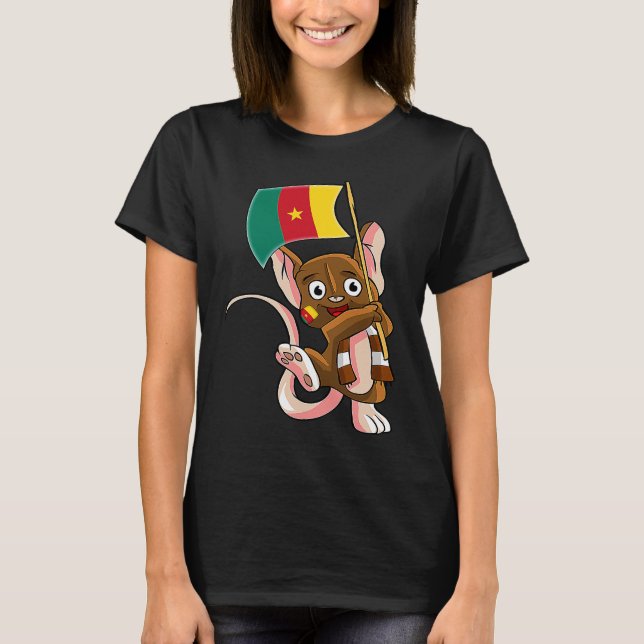 Camiseta Cameroon Fan Mouse (Frente)
