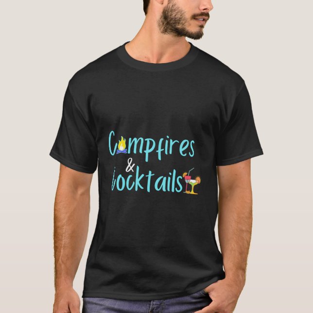 Camiseta Camg Campfire E Cocktails (Frente)