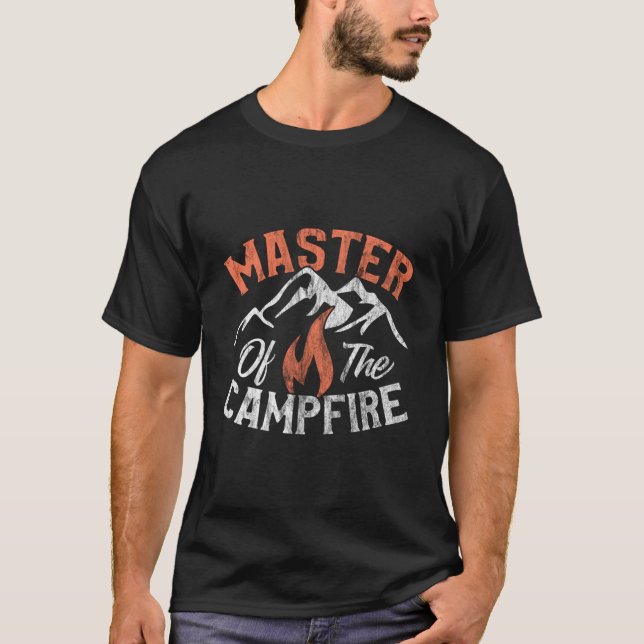 Camiseta Camg Distressed S Master Of Campfire (Frente)
