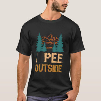 Camiseta Camg I Pee Outside Camper Hiker Outdoor