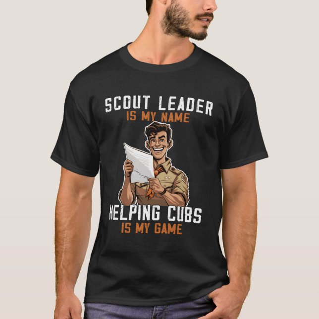 Camiseta Camg Scoutmaster Scout Leader (Frente)