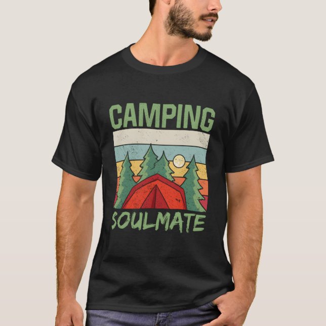 Camiseta Camg Soulmate Camp Campfire Camper Campsite (Frente)