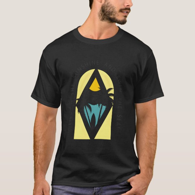 Camiseta Camg Viva No Sol E Nade No Mar (Frente)