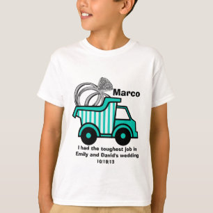 Camiseta Camião basculante do portador de anel