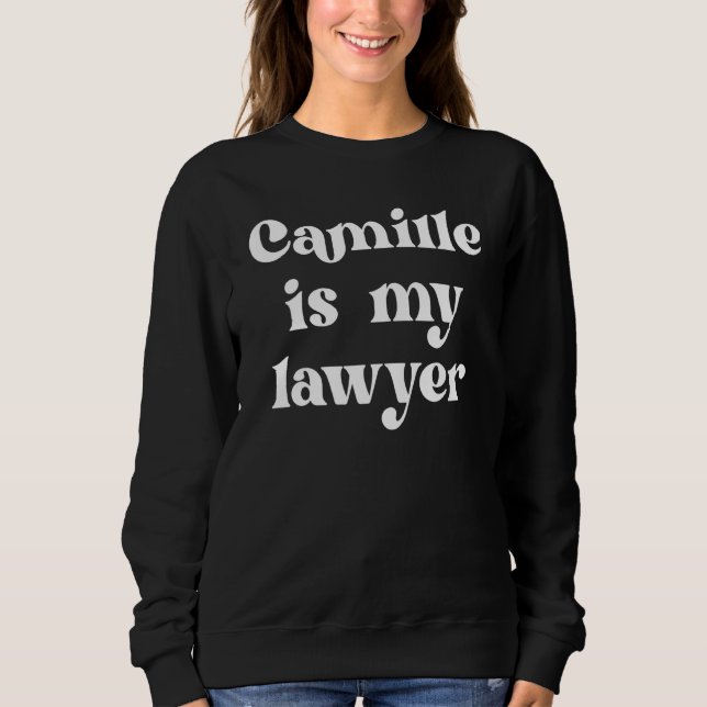 Camiseta Camille É A Minha Justiça Judicial (Frente)