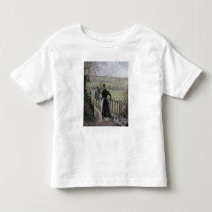 Camiseta Camille Pissarro   A mulher com os gansos, 1895