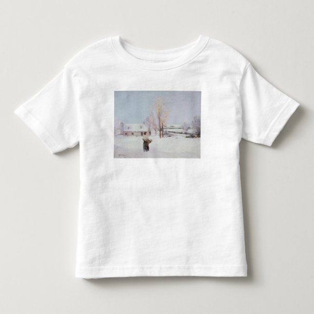 Camiseta Caminhada através da neve (Frente)