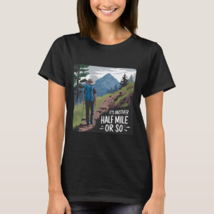 Camiseta Caminhada Caminhar São Mais Ou Menos Mais Meia Mil