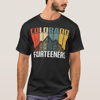 Camiseta Caminhada Colorado 14Ers Fourners Retro