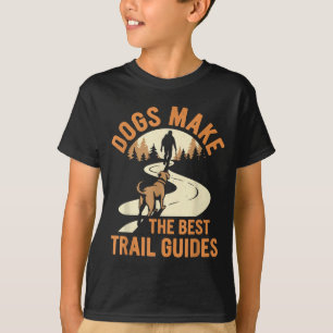 Camiseta Caminhada com cães aventura ao ar livre cães amigo