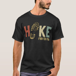 Camiseta Caminhada de borda a borda engraçado acampamento 2