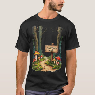 Camiseta Caminhada de Cogumelos