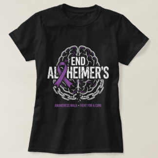 Camiseta Caminhada de Conscientização sobre o Fim da Alzhei