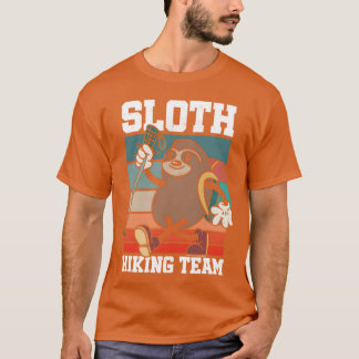 Camiseta Caminhada de preguiça vida selvagem Camping Hiker 
