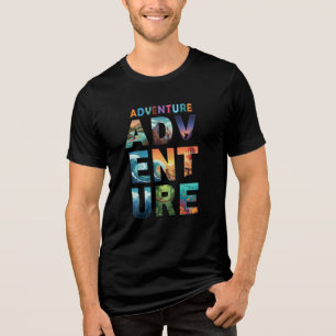 Camiseta Caminhada de Viagem de Aventura Exploração da Natu