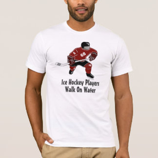 Camiseta Caminhada dos jogadores de hóquei em gelo no