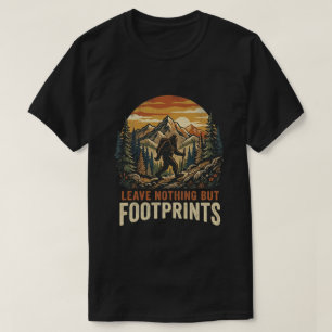 Camiseta Caminhada e Acampamento ao Ar Livre Bigfoot Pôr do