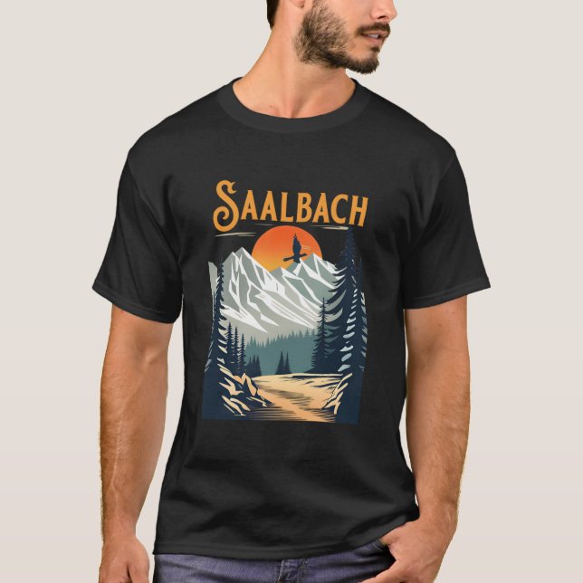 Camiseta Caminhada em Saalbach (Frente)