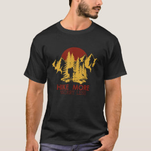 Camiseta Caminhada Montanha Camping Aventura ao Ar Livre Mo
