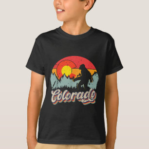 Camiseta Caminhada na Montanha do Colorado Pé Grande Acampa